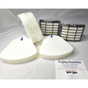Colorfullife HEPA & Foam Filter Kit For Shark Navigator Lift Away NV350